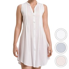 Hanro - Cotton Deluxe - Damen - Nachthemd - 90 cm - Nachtkleid - Nachtwäsche