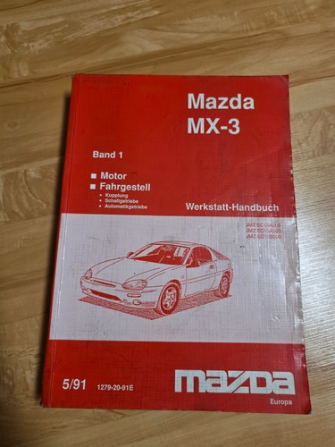 Mazda werkstatt handbuch - mazda, mx-3