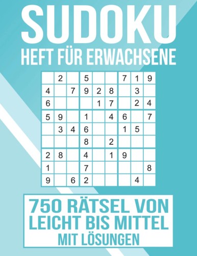 Sudoku heft 750 - sudoku, rätsel