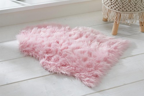 Deko fell rosa - 65x90, cm