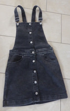 Mädchen Latzkleid, Latzrock, Jenasrock, Rock schwarz Gr. 164 von H&M Top Zustand