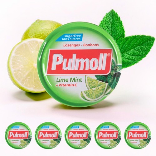 Pulmoll lime mint vitamin - +,