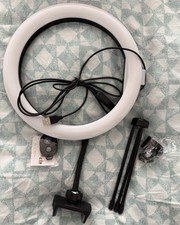 LED Ringlicht Dimmbar Wärme & Helligkeit Unbenutzt OVP Fernbedienung Halterungen