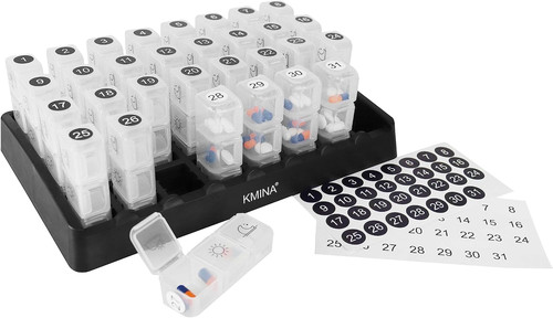 Kmina tablettenbox monat - monat, 31