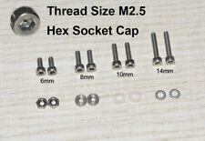 Phono Schrauben Kit M2.5 innensechskant for Cartridge / Headshell - NEW -