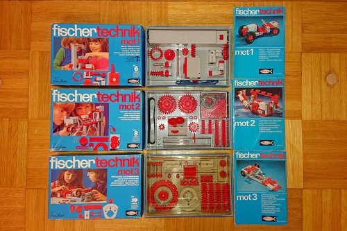 Fischertechnik mot1 mot2 - mot2, +