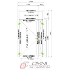Industrietüren Alu Tür auf