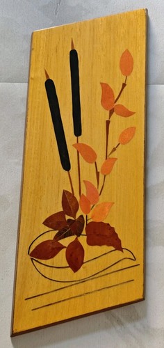 Vintage holzbild intarsien - vintage,