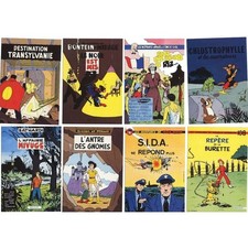 Set mit 8 Postkarten Les