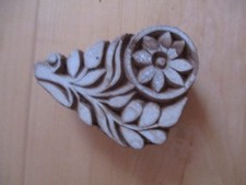 Stoffdruckmodel aus Holz