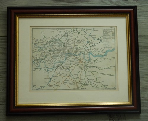1903 gerahmte karte der - 1903,