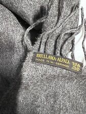 Wolldecke aus Lama / Alpaca neuwertig