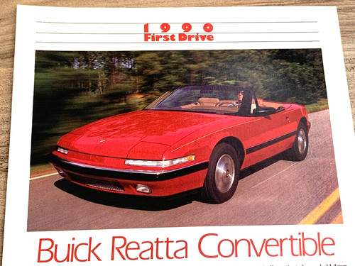 Buick reatta cabrio launch - buick,