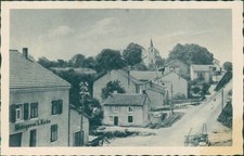 Ansichtskarte Ittersdorf bei Wallerfangen Saar Straßenzug (b140)