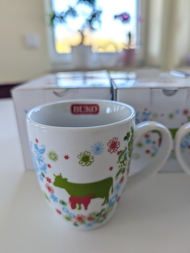 Buko kaffeebecher kuhmotiv - buko,