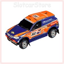 Carrera GO 61170_b BMW X3 CC "Rally Dakar 2009" No.302 1:43 Slotcar Auto GO Plus