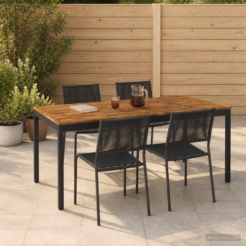 Gartentisch massivholz akazie - massivholz,
