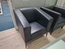 Baleri Italia - Molly - Sessel / Loungesessel - Leder - Schwarz - A495