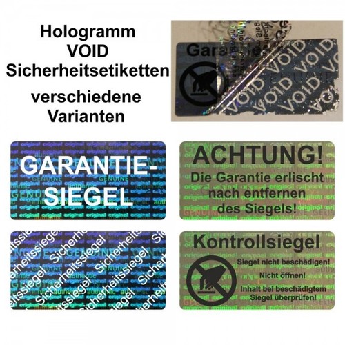 Hologramm void siegel - void,