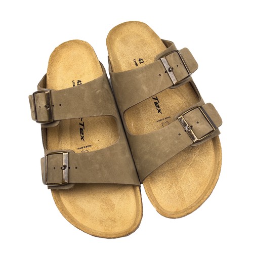 Bequeme herrensandale kaki - herrensandale,