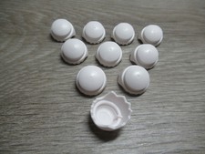 Playmobil Zubehör | 10x weiße Haare für Figuren