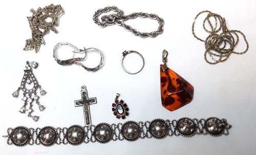 Konvolut silber modeschmuck - silber,