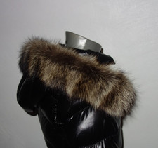 Waschbär Pelz Kapuze Kragen