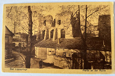Bad Lippspringe , Partie an der Ruine , Burg , 1941