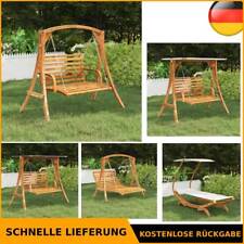 Hollywoodschaukel Gartenschaukel Hängeschaukel Schaukelbank Holz Dach Schaukel