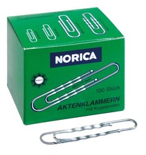 100 Büroklammern 7,7 cm