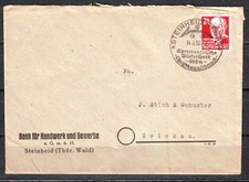 DDR, 1950, Firmenbrief mit 24 Pf. Thälmann, Werbestempel