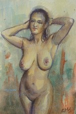 Gerry miller aquarell akt - gerry, miller.