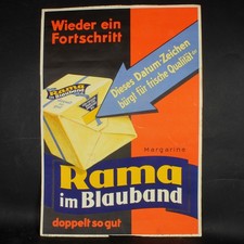Alte dünne pappwerbung - dünne, rama