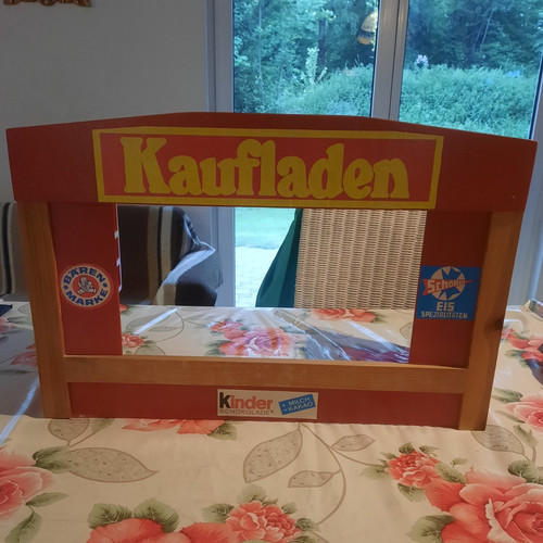 Kaufladen holz verkaufsstand - kaufladen,