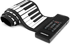 B-WARE 61-Tasten Rollpiano Kinder Keyboard Rollup E-Piano MIDI Pedal Netzteil