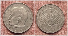 2 deutsche mark münzen 1958 / 1979 /1990 /1994