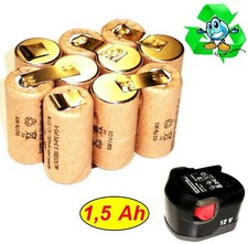  Tauschpack für Original AEG akku 12 V  . m. 1,5  Ah NiCd  12 Volt