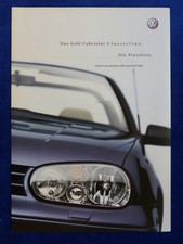 VW Golf Cabrio Classicline -