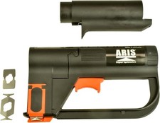 Aris Tapetenschere elektrisch - Profi-Set - mit Verlängerung und Ersatzklingen