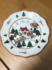 mason's christmas village Dessert- oder Salatteller