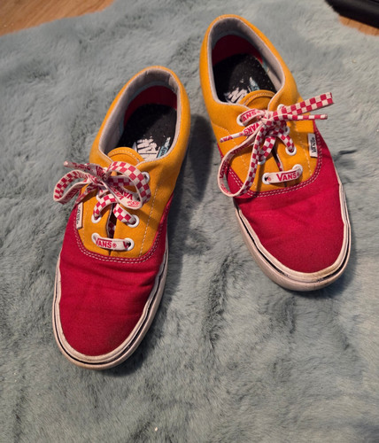 Vans era comfycush rot gelb - vans,
