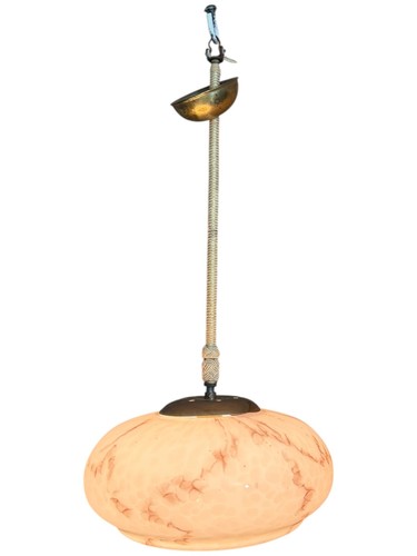 Art déco hängeleuchte - déco, glas