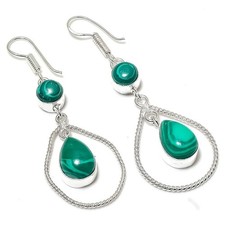 Malachit Edelstein Handmade