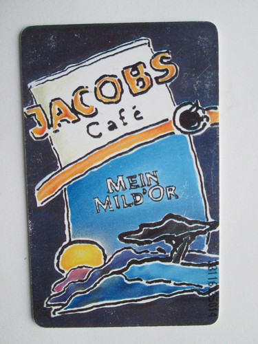 Telefonkarte kaffee jacobs - telefonkarte,, kaffee,