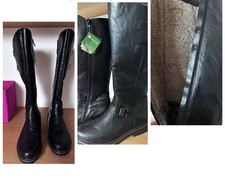 Damen Stiefel Gefüttert Mit Echtem Lammfell,Gr.42