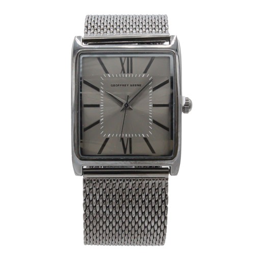 Graue herrenuhr geoffrey beene - herrenuhr,