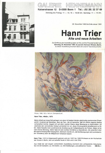 Hann trier galerie hennemann - galerie,