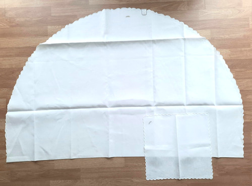 Tischdecke oval 100 leinen - tischdecke, 100%
