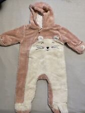 Baby Winter Overall Strampler Anzug weich warm Plüsch Kinderwagen - Gr. 68
