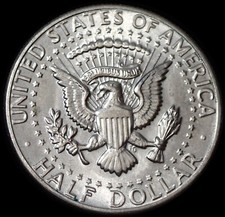 US Kennedy Half Dollar 1971 Denver Münze WCA A244